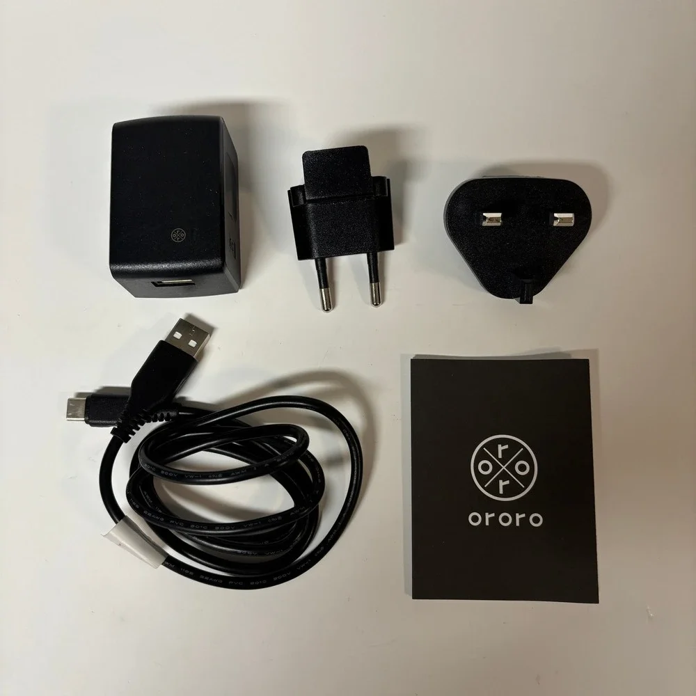 Ororo Universal Charger Kit with US UK EU Travel Adapters and USB-C Cable
